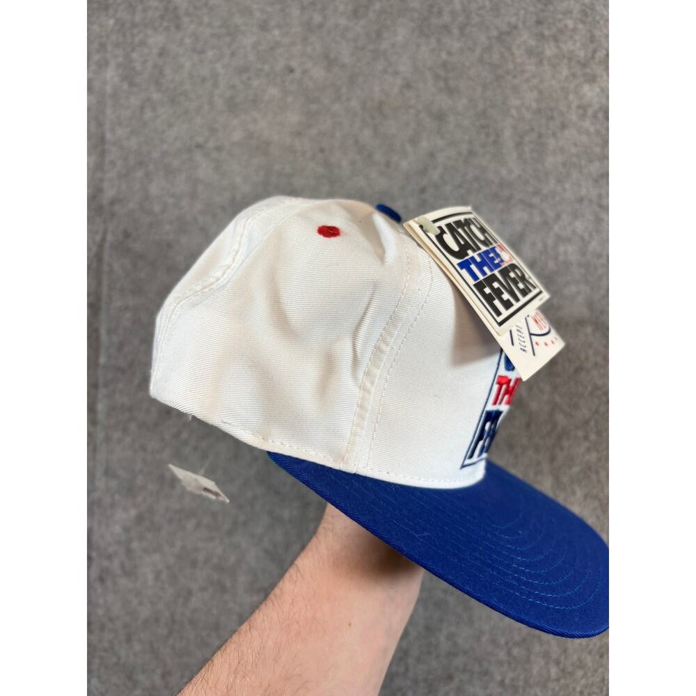 Vintage 90s Catch The Fever Chicago Cubs Snapback Hat MLB OS Deadstock NWT - Picture 2 of 7